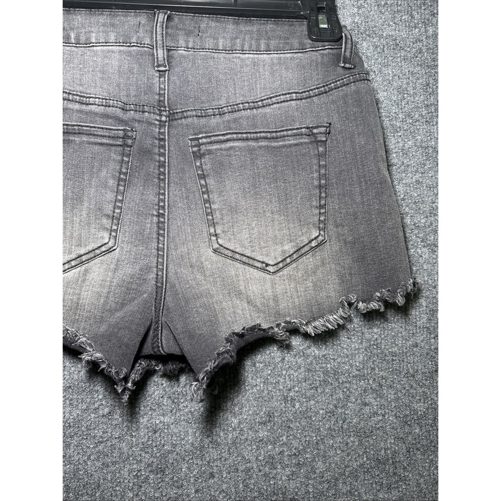 Altar'd State Jean Shorts Black Wash 25/1 - Picture 7 of 7